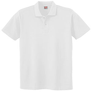 ヘビーウェイト半袖ポロシャツ　（ポケットなし）　１１０　９０　ホワイト