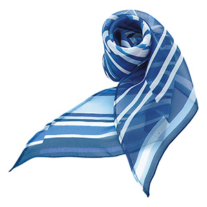 ロングスカーフ　ＥＡＺ−１７２　６　ブルー系