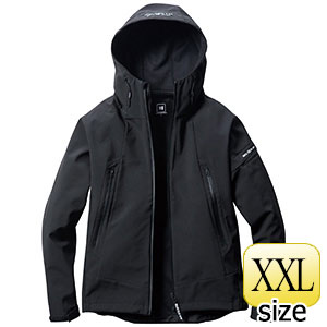 フーデッドジャケット　ユニセックス　３１９０−３５　ブラック　（ＸＸＬ）