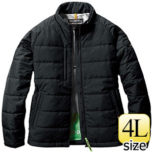 軽防寒ジャケット　ユニセックス　７４２０−３５　ブラック　（４Ｌ）