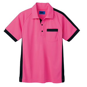 ユニセックス　ポロシャツ　６５３６６　ピンク　４Ｌ