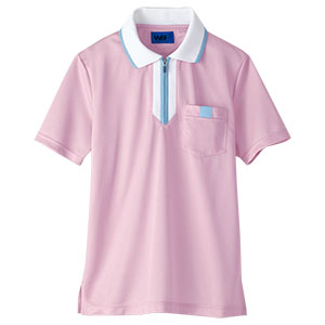 半袖ポロシャツ　６５５４３　ピンク