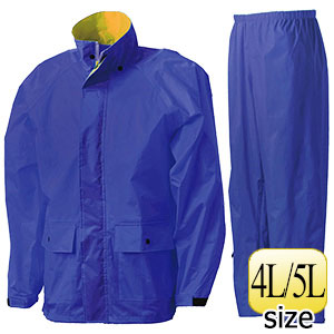 雨衣　フィールドスーツ　Ａ−４１９Ａ　ロイヤルブルー　４Ｌ・５Ｌ