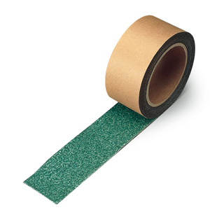 すべり止めテープ　シマ鋼板用　（緑）　３７４−９０