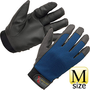 防寒作業手袋　ＰＵ−ＷＡＶＥ　Ｋ−２８　ネイビー　Ｍ　（販売単位：５双）
