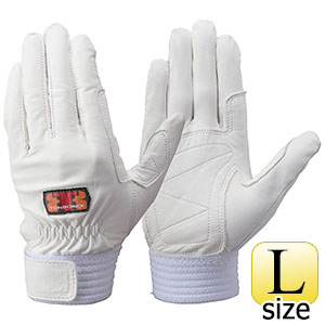 トンボレックス　牛革製手袋　ＣＳ−９３１Ｗ　薄手タイプ　ホワイト　Ｌ