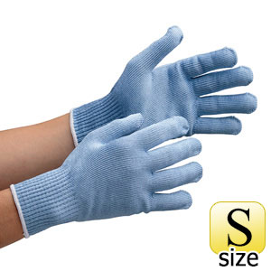 耐切創性手袋　カットガードＷ１０２　ブルー　Ｓサイズ