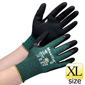 ＡＴＧ　耐水・耐油　耐切創性手袋　ＭａｘｉＣｕｔ　Ｏｉｌ　４４−３０４　ＸＬ