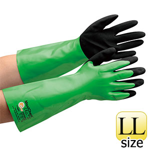 ＡＴＧ　耐薬品作業手袋　ＭａｘｉＣｈｅｍ　５６−６３５　ＸＬ