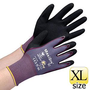 ＡＴＧ　耐水・耐油作業手袋　ＭａｘｉＤｒｙ　５６−４２４　ＸＬ