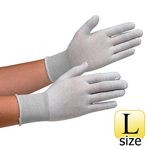 静電気拡散性手袋　ＭＣＧ−８０２Ｎ　（ノンコート）　Ｌ　１０双／袋