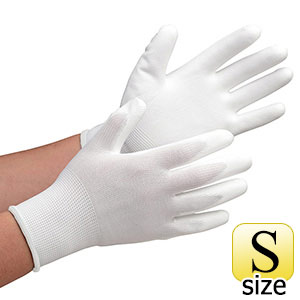 作業手袋　ＳＰＵ−１３０Ｎ　（手のひらコーティング）　Ｓサイズ　１０双／袋