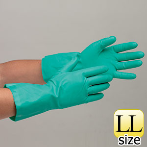 ニトリルゴム製手袋　ＭＬＡ−１３２　ＬＬ　１００双入