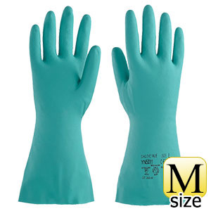 耐溶剤　ニトリル手袋　ＹＮ５０１１　Ｍ　１００双　（１０双×１０袋）