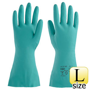 耐溶剤　ニトリル手袋　ＹＮ５０１１　Ｌ　１００双　（１０双×１０袋）