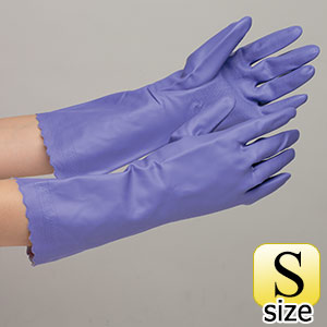 塩化ビニール製手袋　ＮＯ．１００　ＮＰ厚手　紫　Ｓ　１２０双（１０双×１２袋）