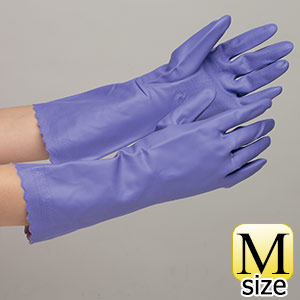 塩化ビニール製手袋　ＮＯ．１００　ＮＰ厚手　紫　Ｍ　１２０双（１０双×１２袋）