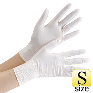 ニトリル手袋　ベルテ　７５１Ｋ　（レギュラー）　粉なし　ホワイト　Ｓ　１００枚