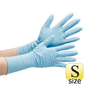 ニトリル手袋　ベルテ７６６Ｈ　厚手　Ｓ　粉なし　５０枚