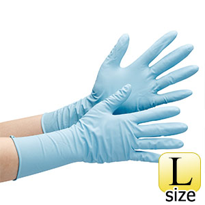 ニトリル手袋　ベルテ７６６Ｈ　厚手　Ｌ　粉なし　５０枚