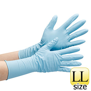 ニトリル手袋　ベルテ７６６Ｈ　厚手　ＬＬ　粉なし　５０枚