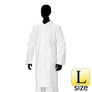 デュポン（ＴＭ）　タイベック（Ｒ）製　白衣　４２５０　Ｌ