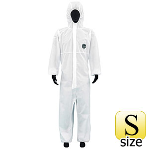 ＳＭＳ不織布製　防護服　デュポン　プロシールド１０Ｗ　ホワイト　Ｓ