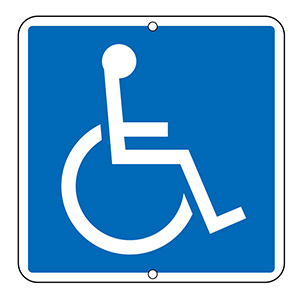 道路標識　道路４０４　身障者　１３３３２０
