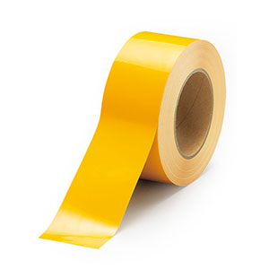 ユニフロアテープ　８６３−０１２　黄　５０ｍｍ幅×２０ｍ