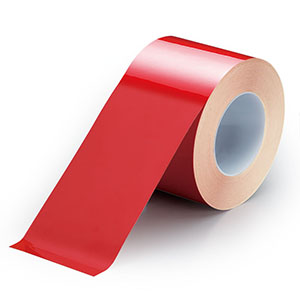ユニフィットテープ　８６３−６４７　赤　１００ｍｍ幅×１０ｍ