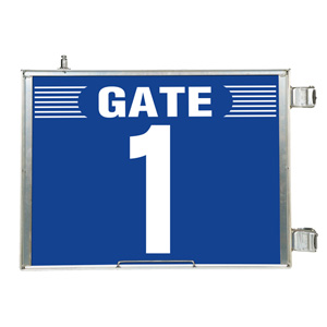 突出し式ゲート標識　３０５−８１　ＧＡＴＥ１セット