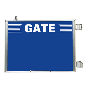 突出し式ゲート標識　３０５−８５　ＧＡＴＥ　セット
