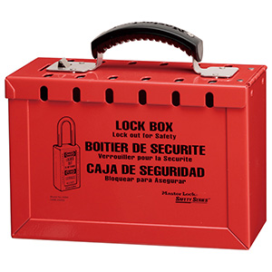 ロックアウトシステム　グループロックボックス　Ｎｏ．４９８Ａ　ＲＥＤ（赤）