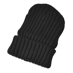 防寒対策用品　太リブワッチ帽　ＡＧ−５２　グレー